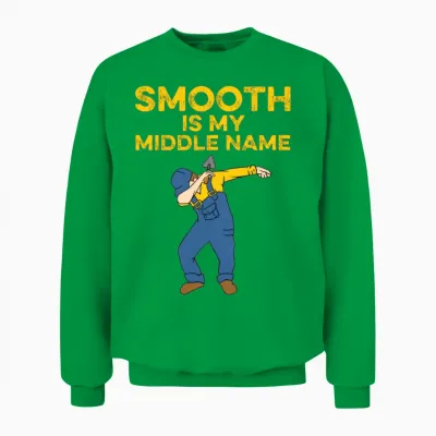 Funny Concrete Finisher Art Men Dad Cool Cement Unisex Sweatshirt - Irish Green
