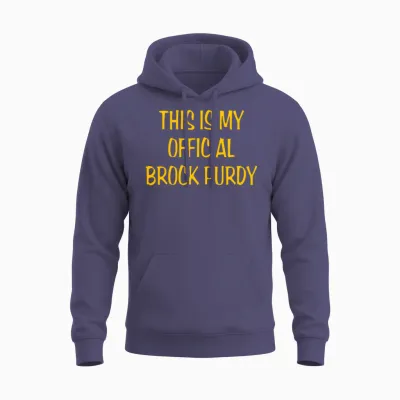 Brock Purdy Unisex Hoodie - Heather Sport Dark Navy