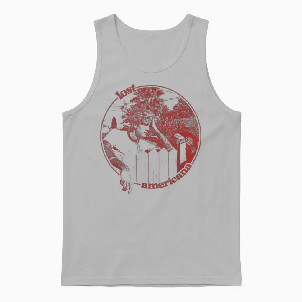 Official Mgk Lost Americana Unisex Tank Top in Ash