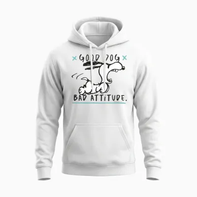 Peanuts - Snoopy Good Dog Unisex Hoodie - White