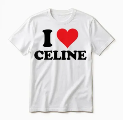 I Heart Celine First Name I Love Personalized Stuff Unisex T-Shirt - White