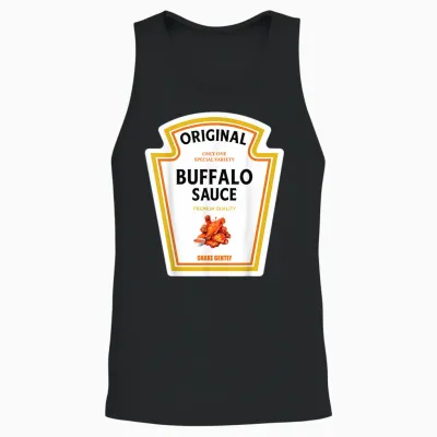 Buffalo Sauce Halloween 2024 Costume Family Matching Ketchup Unisex Tank Top - Black