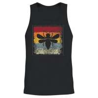 Bee Retro Unisex Tank Top - Black – 2