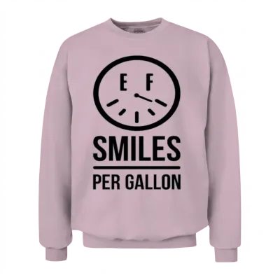 Dude in Blue Smiles Women's T-Shirts Unisex Sweatshirt - Light Pink