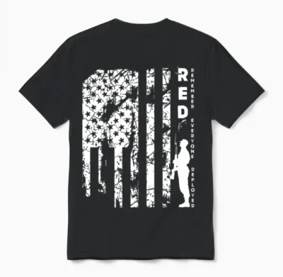 Deployed Red Friday Unisex T-Shirt - Black