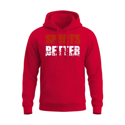 Sports Better Funny Horse Betting Derby Gambling Unisex Hoodie - Red