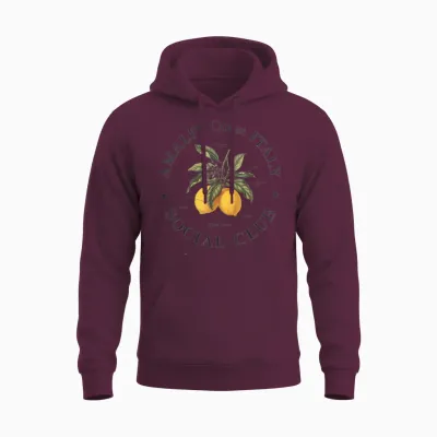 Amalfiküste T -Shirt Italien Retro Coquette Bow Amalfi Coast Unisex Hoodie - Maroon