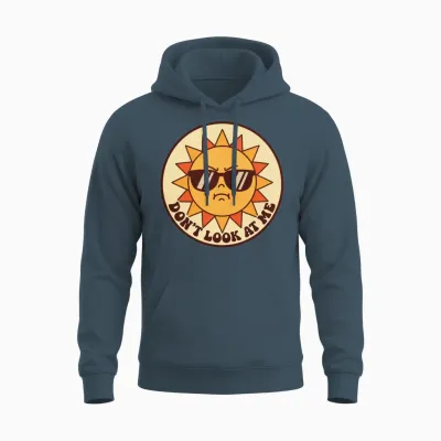 Sassy Sunglass Sun Unisex Hoodie - Dark Heather