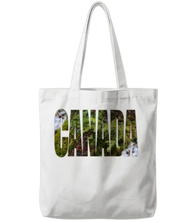 Canada Northern Forest Tote Bags - White