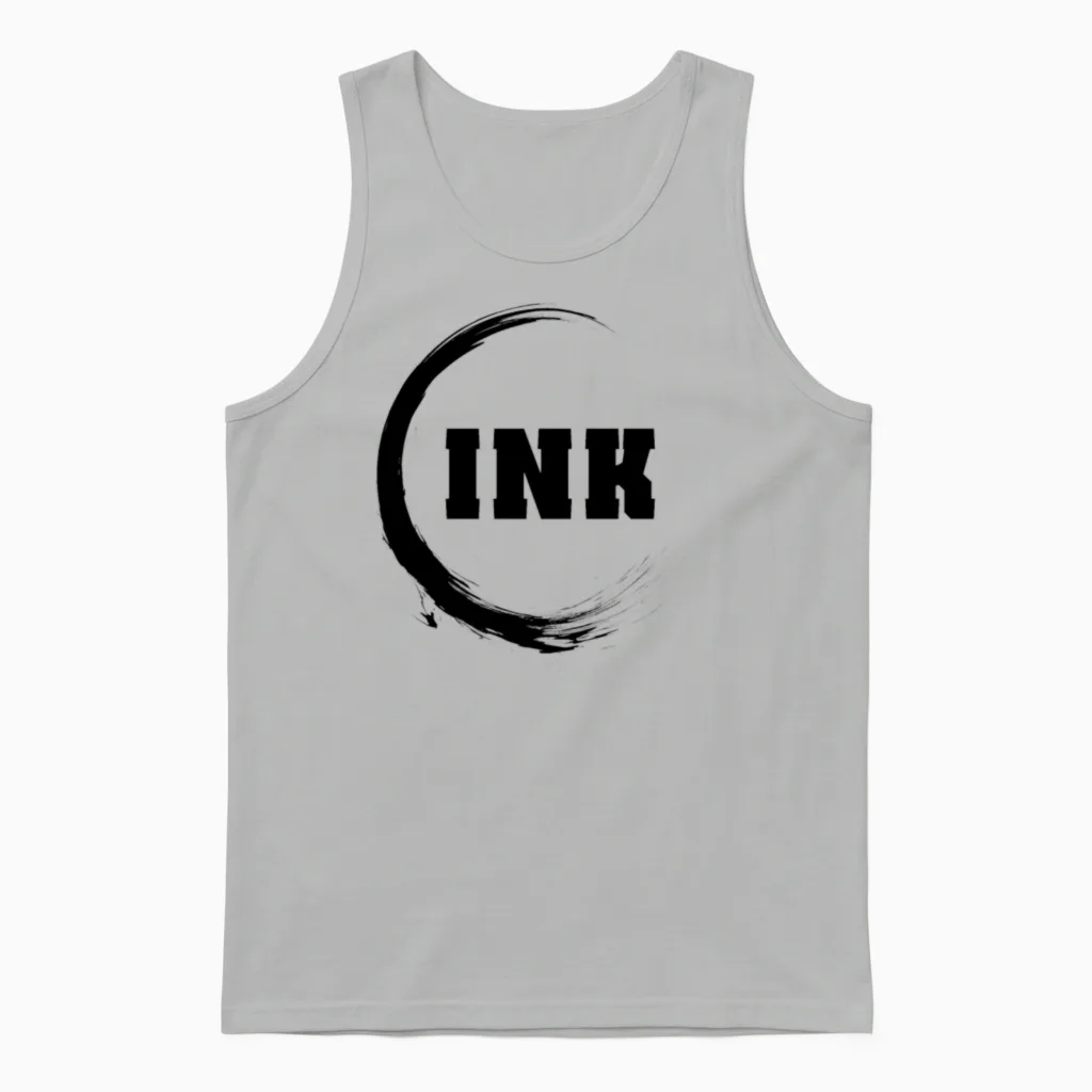 Ink Unisex Tank Top in Ash