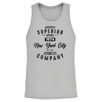 New York City Born in 1974 Vintage Birthday Unisex Tank Top - Ash – 2