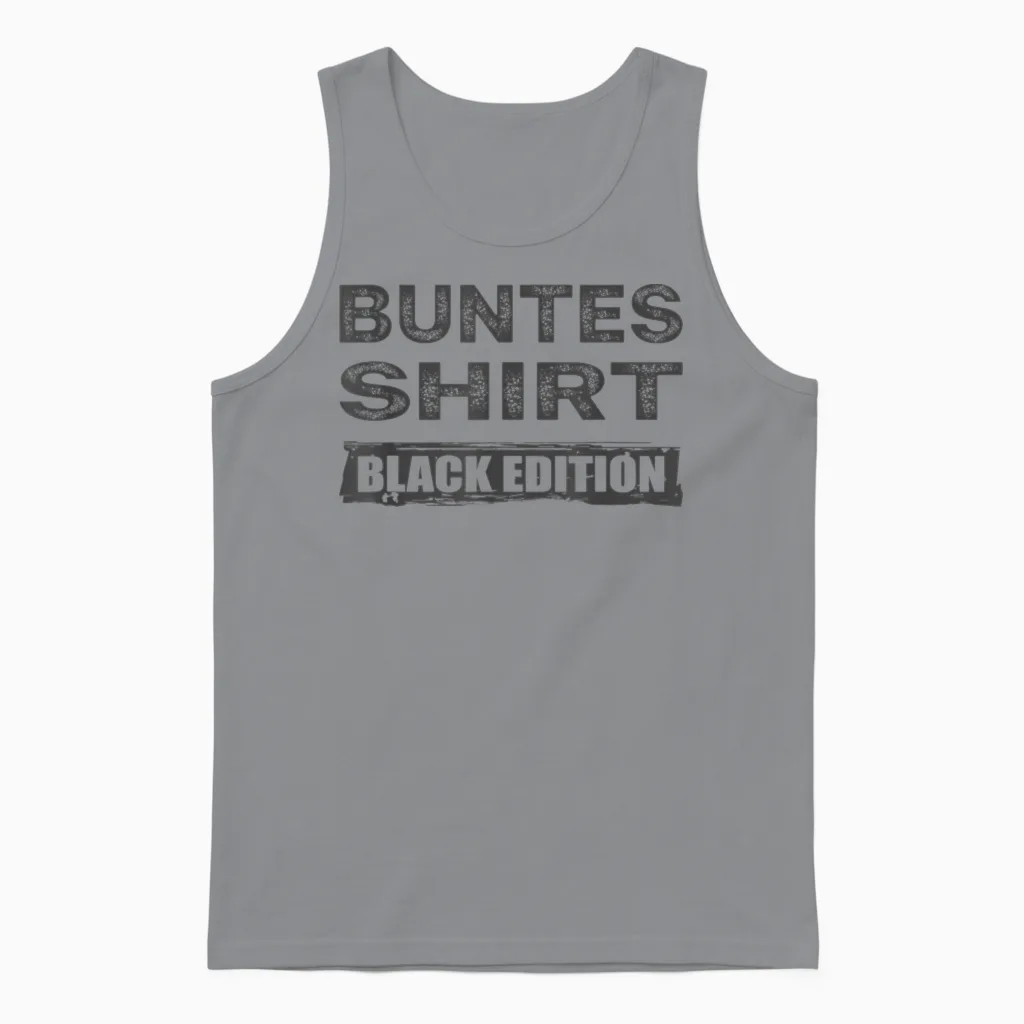 Sarkasmus Black Edition: Buntes Unisex Tank Top in Sport Grey