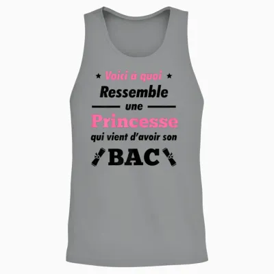 Bac 2025 Baccalaureate Congratulations Humour Gift Bac 2025 Unisex Tank Top - Sport Grey