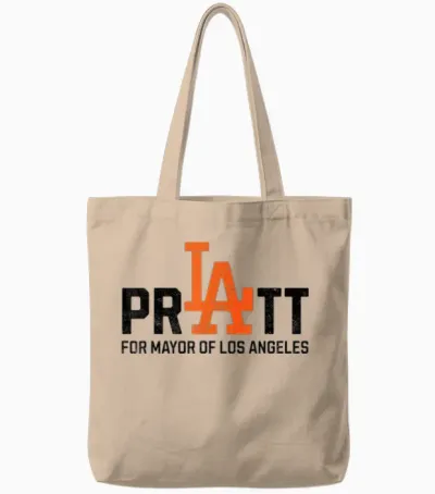 Pratt for Mayor Tote Bags - Natural