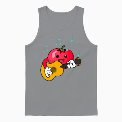 Funny Tomato Outfit Unisex Tank Top - Sport Grey