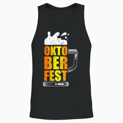 Oktoberfest 2024 Funny Beer Mug Oktoberfest Costume T-Shirt, Black, S Unisex Tank Top - Black