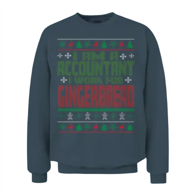 Accountant Christmas Saying Unisex Sweatshirt - Dark Heather