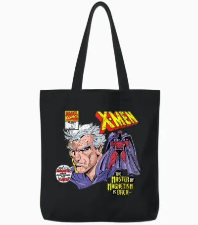 Marvel X-Men Magneto Master of Magnetism Tote Bags - Black
