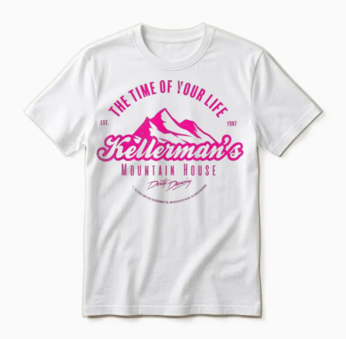 The Dirty Dance Time of Your Life Kellermans Mountain House T-Shirt, White, S Unisex T-Shirt in White