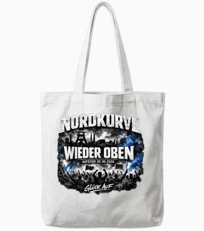 Ruhrpott Fußball Aufstieg Gelsenkirchen Fan 2026 Tote Bags - White