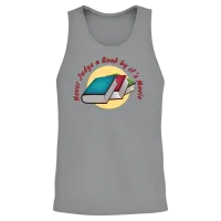 Never Judge a Book by It's Movie Unisex Tank Top - Sport Grey – 2