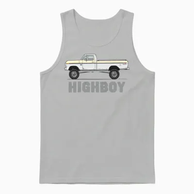 Highboy Wimbledon White Unisex Tank Top - Ash