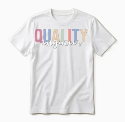 Quality Engineer Engineering Quality Assurance Qa Unisex T-Shirt - White