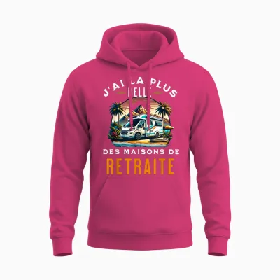 Retired Humor My Motorhome Retirement Gift Funny T-Shirt, Black Unisex Hoodie - Heliconia