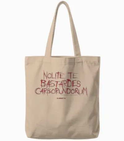 The Handmaid's Tale Nolite Te Bastardes Carborundo Tote Bags - Natural