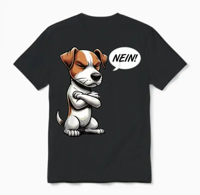 Nein Jack Russell Terrier Jack Russell Liebhaber Jackie Hund Unisex T-Shirt - Black