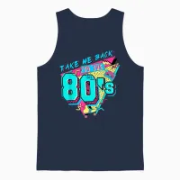 Bringen Sie Mich Zurück in Die 80er Jahre Vintage 1980er Made in the 80ers Lover Unisex Tank Top in Navy - 1