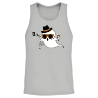 Funny Boo Unisex Tank Top - Ash – 2