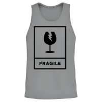Fragile Unisex Tank Top - Sport Grey – 2