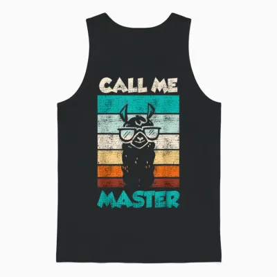 Call Me Master 2024 T-Shirt, Black Unisex Tank Top - Black