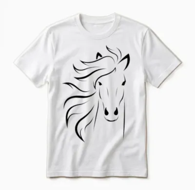 Horse Unisex T-Shirt - White