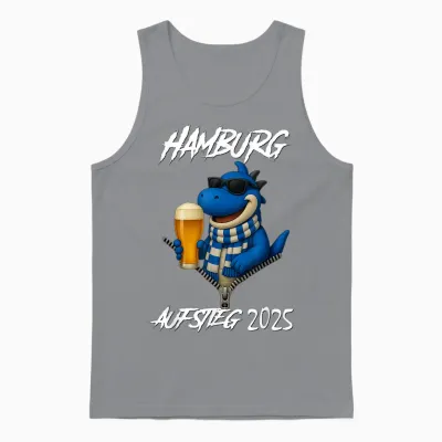 Hamburg Aufstieg 2025 Football T-Shirt, Black, S Unisex Tank Top - Sport Grey