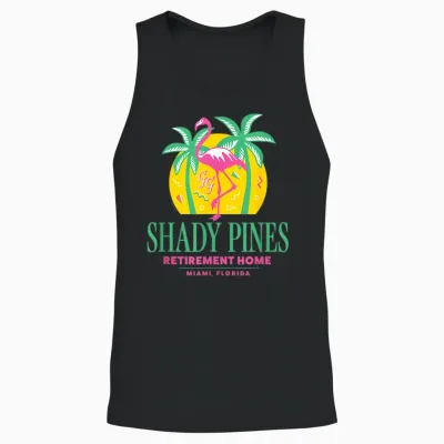 The Golden Girls - Shady Pines Retirement Home Unisex Tank Top - Black