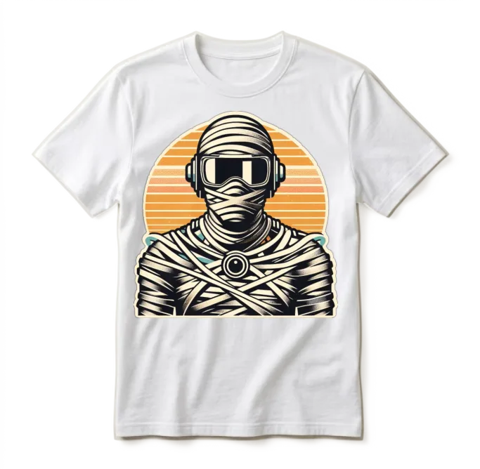 Retro Mummy Unisex T-Shirt - White