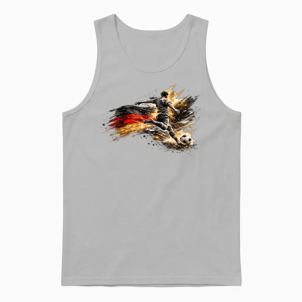 Fußball - Deutschland Goal Wm Fan Unisex Tank Top in Ash