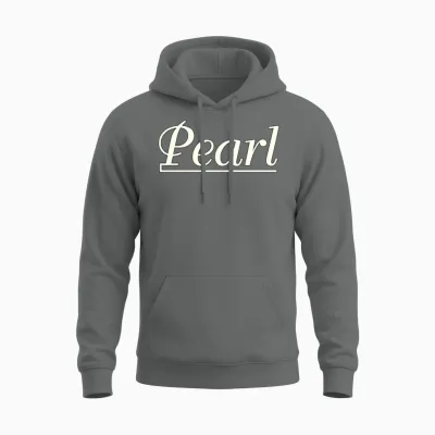 Pearl Drums White Unisex Hoodie - Graphite Heather