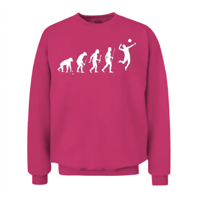 Volleyball - Volleyball Evolution Unisex Sweatshirt - Heliconia