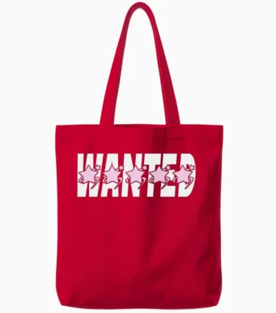 Wanted Tote Bags - Red