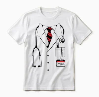 Doctor Costume Unisex T-Shirt - White