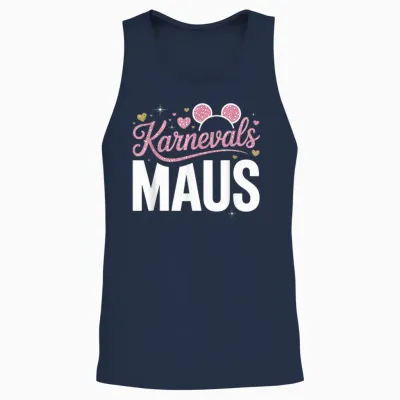 Carnival Mouse Carnival Cologne for Cologne Alaaf Carnival Mouse Unisex Tank Top - Navy