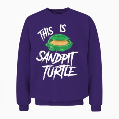 Das Ist Sandpit Turtle Metal-Musik-Meme Unisex Sweatshirt - Purple