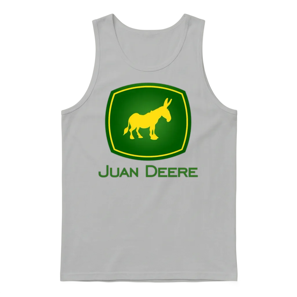 Juan Deere - the Farmer - the Gardener - The Unisex Tank Top - Ash