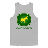 Juan Deere - the Farmer - the Gardener - The Unisex Tank Top - Ash – 1