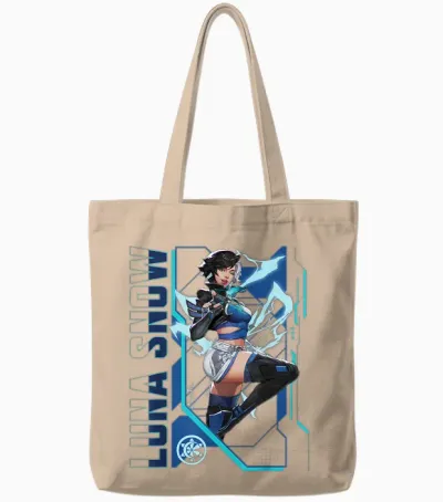 Marvel Rivals Gamerverse Super Hero Pvp Luna Snow Tote Bags - Natural