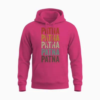 Patna India Retro Vintage Unisex Hoodie - Heliconia