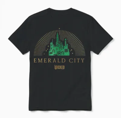 Wicked Emerald City Unisex T-Shirt - Black